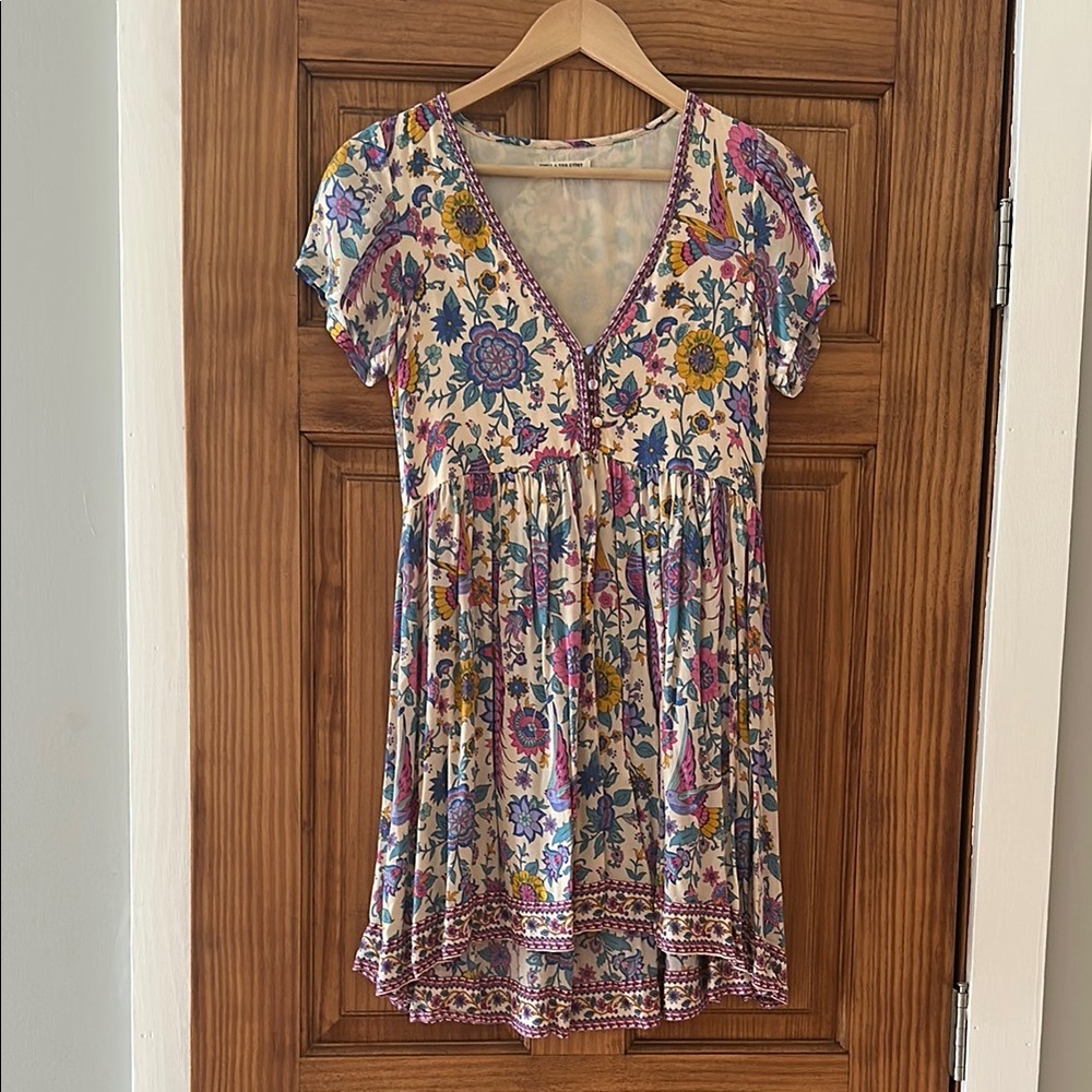 Spell Multicolor Floral Dress